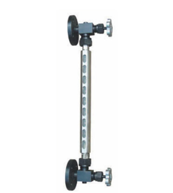 Flange tube type liquid level gauge
