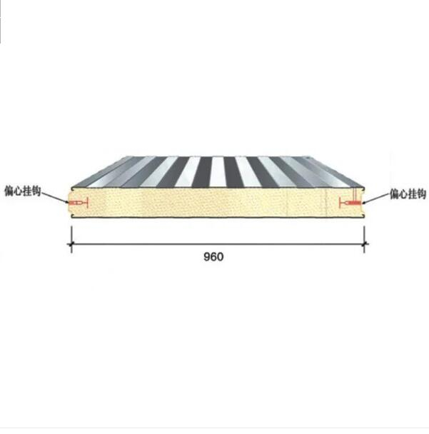 Hook-Type PU Sandwich Panel for Cold Storage